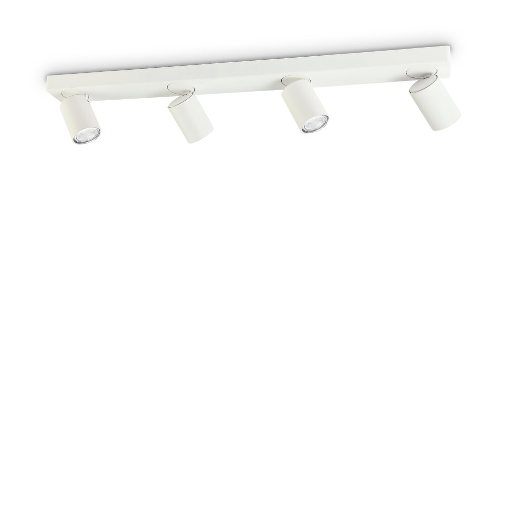 Ideallux RUDY Deckenleuchte Weiß, 4-flammig main product photo