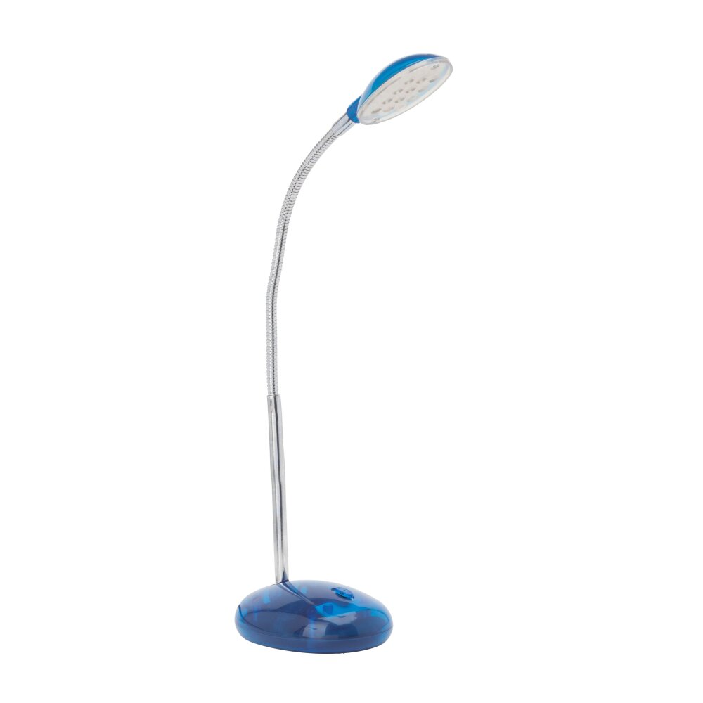 Brilliant Timmi Tischleuchte LED Blau, Transparent, Klar, 1-flammig