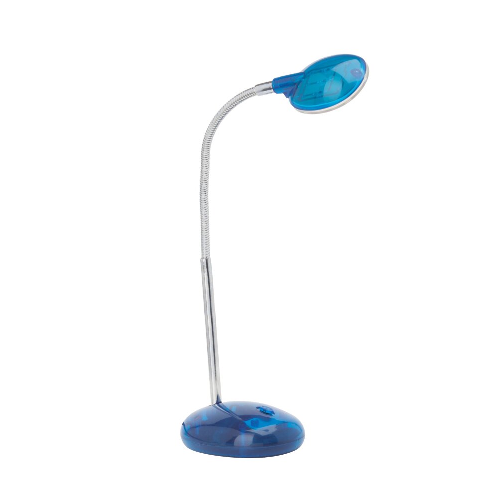 Brilliant Timmi Tischleuchte LED Blau, Transparent, Klar, 1-flammig