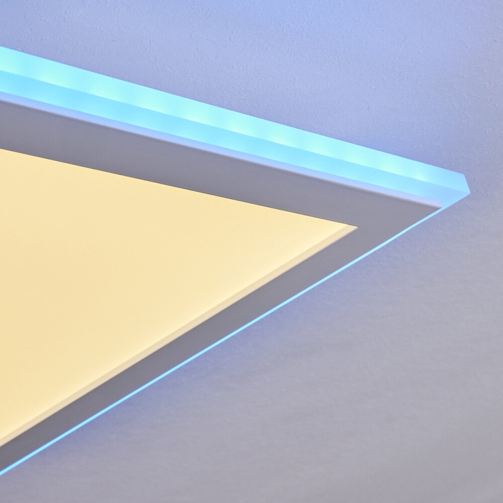 Mota Deckenpanel LED Weiß, 1-flammig, Fernbedienung, Farbwechsler