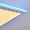 Mota Deckenpanel LED Weiß, 1-flammig, Fernbedienung, Farbwechsler