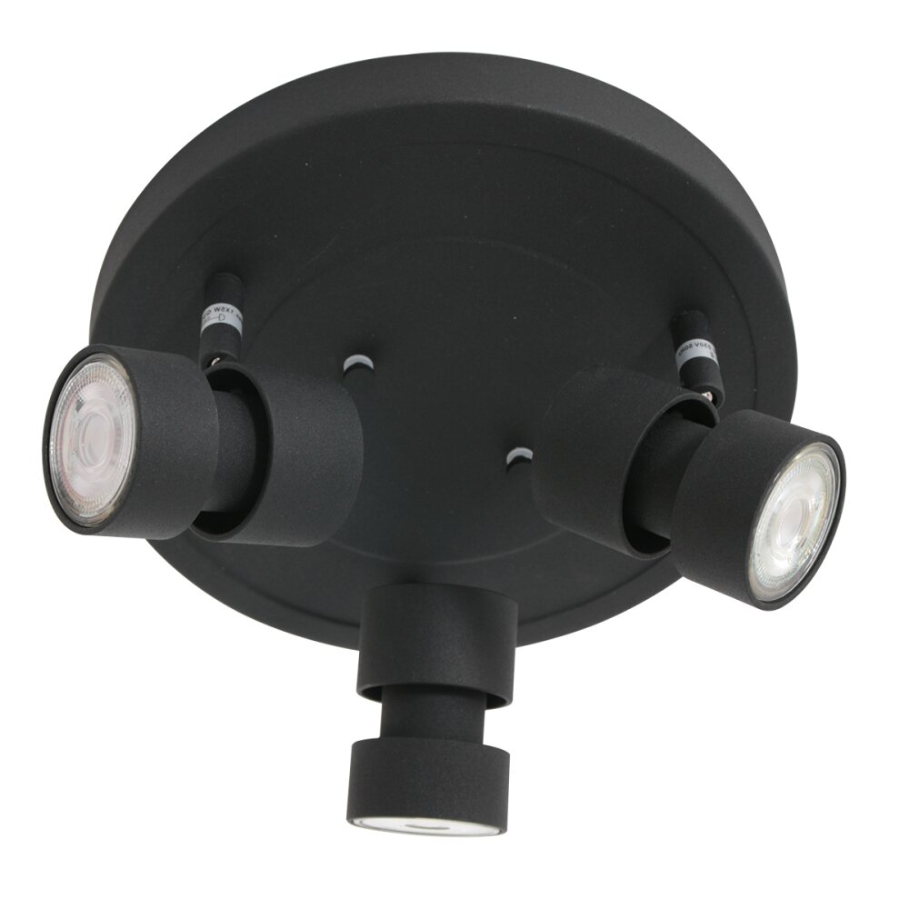 Steinhauer Natasja Deckenleuchte LED Schwarz, 3-flammig main product photo