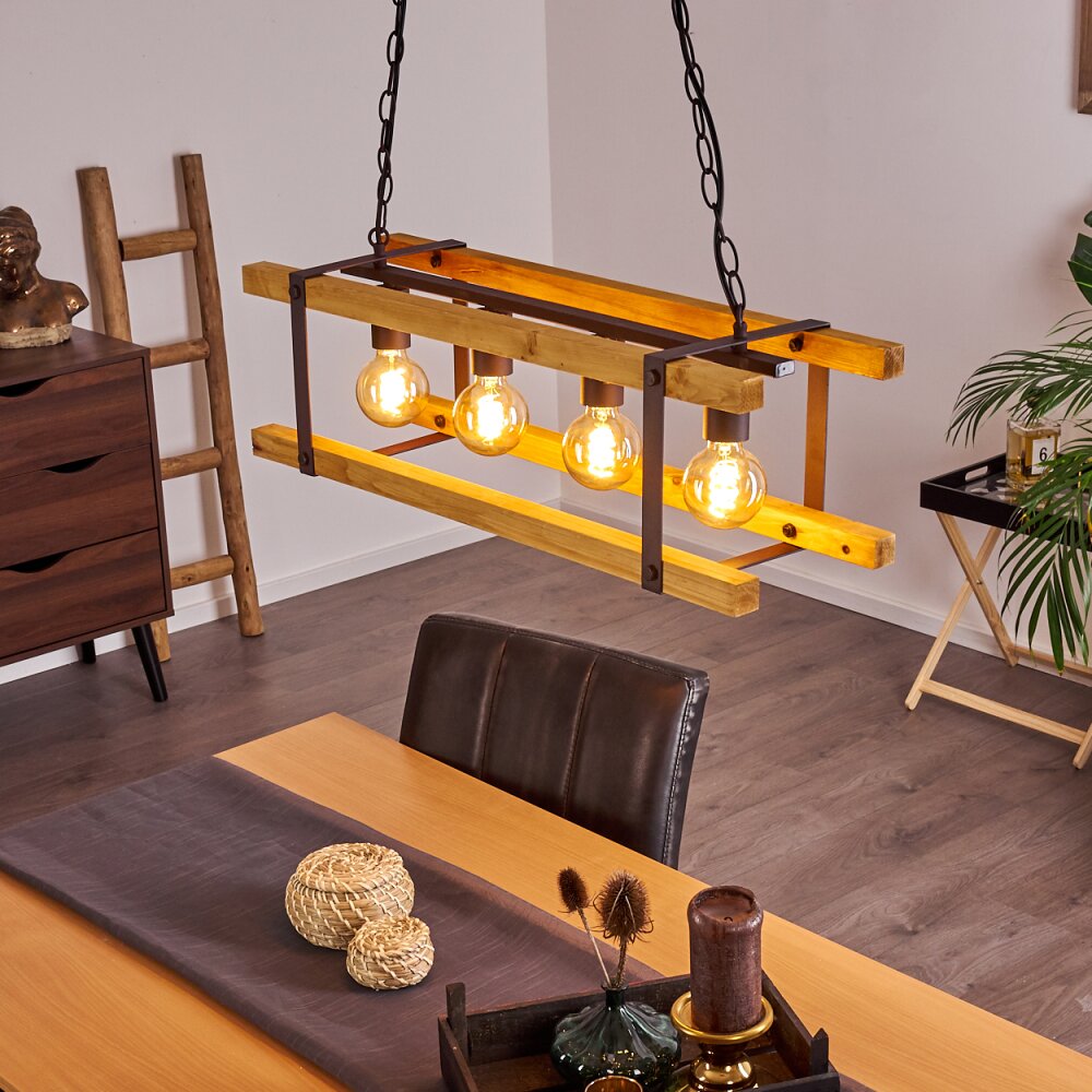 Maladera Pendelleuchte Rostfarben, 4-flammig main product photo