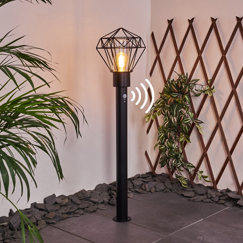 Solda Wegeleuchte Schwarz, 1-flammig, Bewegungsmelder main product photo
