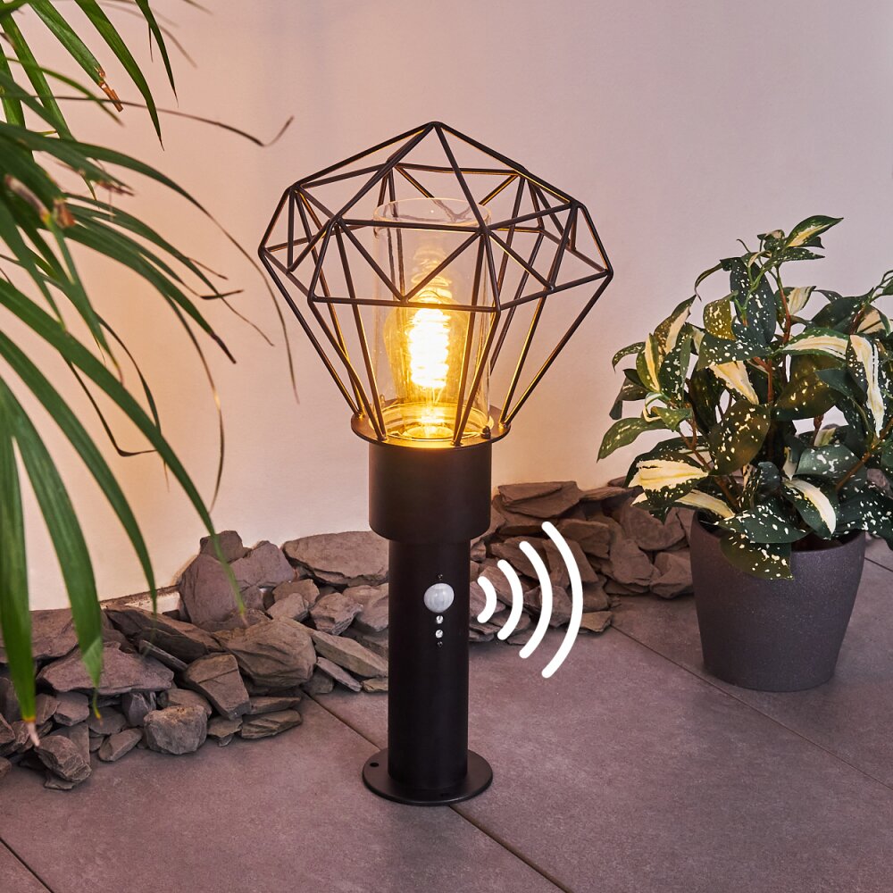 Solda Wegeleuchte Schwarz, 1-flammig, Bewegungsmelder main product photo