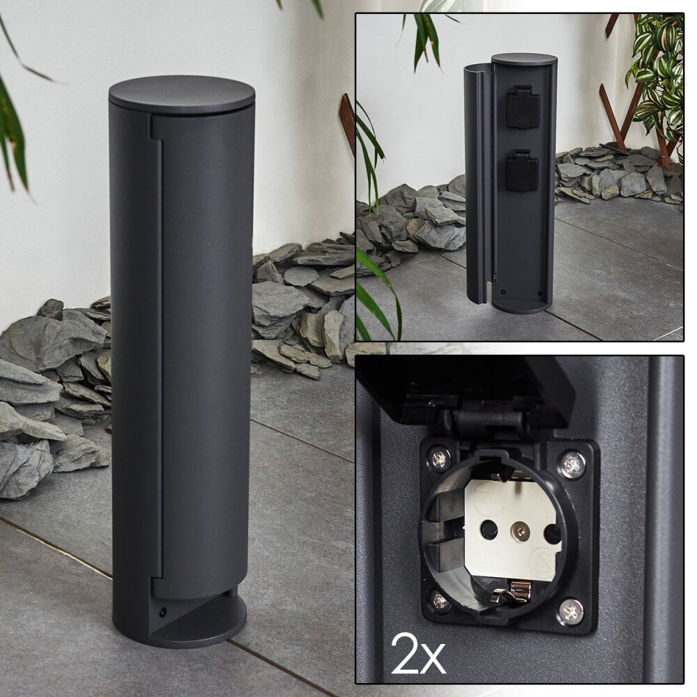 Xanica Steckdosensäule Anthrazit main product photo