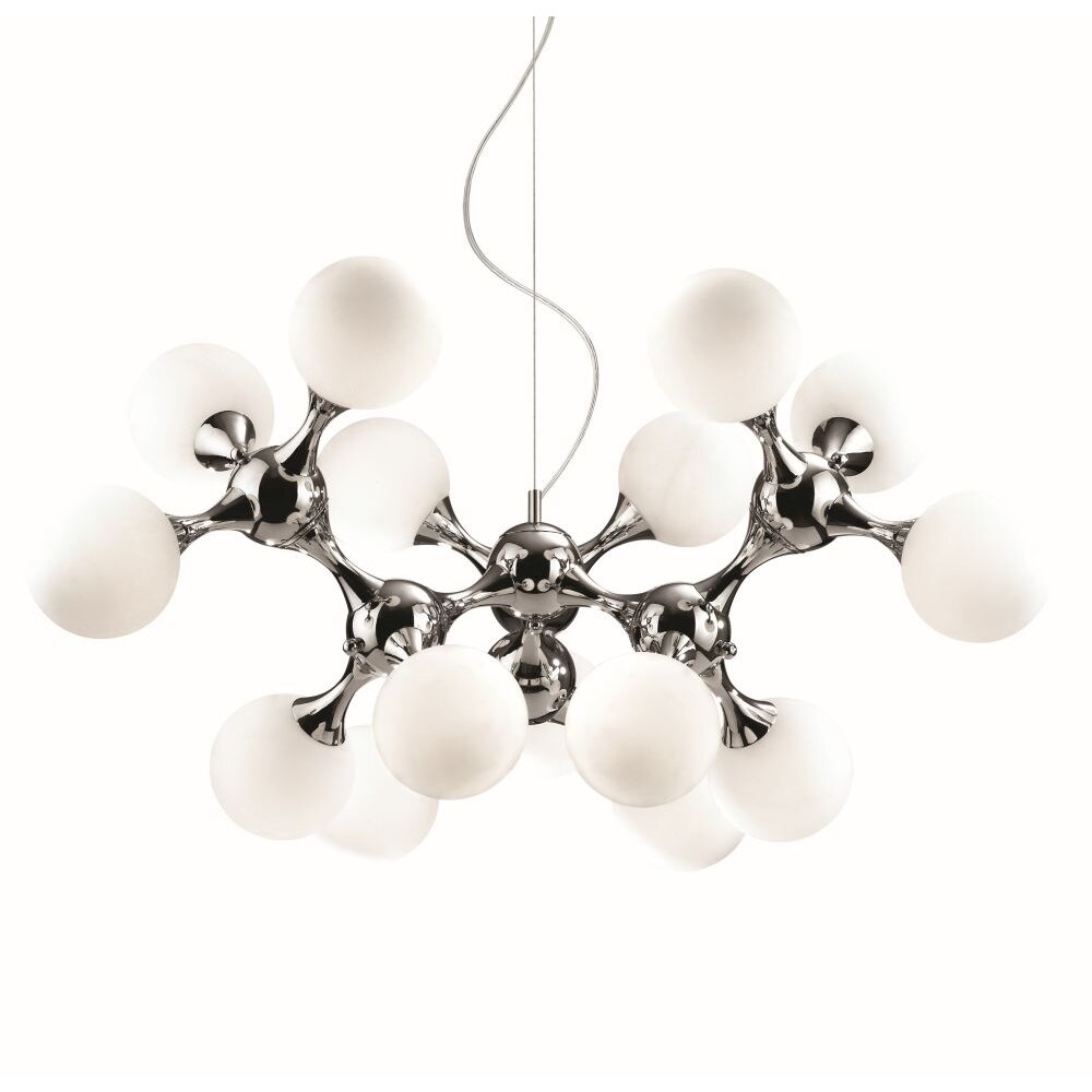 Ideal Lux NODI Kronleuchter Chrom, 15-flammig main product photo