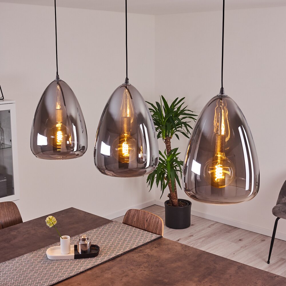 Francisco Hängeleuchte Altsilber, 3-flammig main product photo