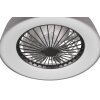 Reality Farsund Deckenventilator LED Grau, 1-flammig, Fernbedienung