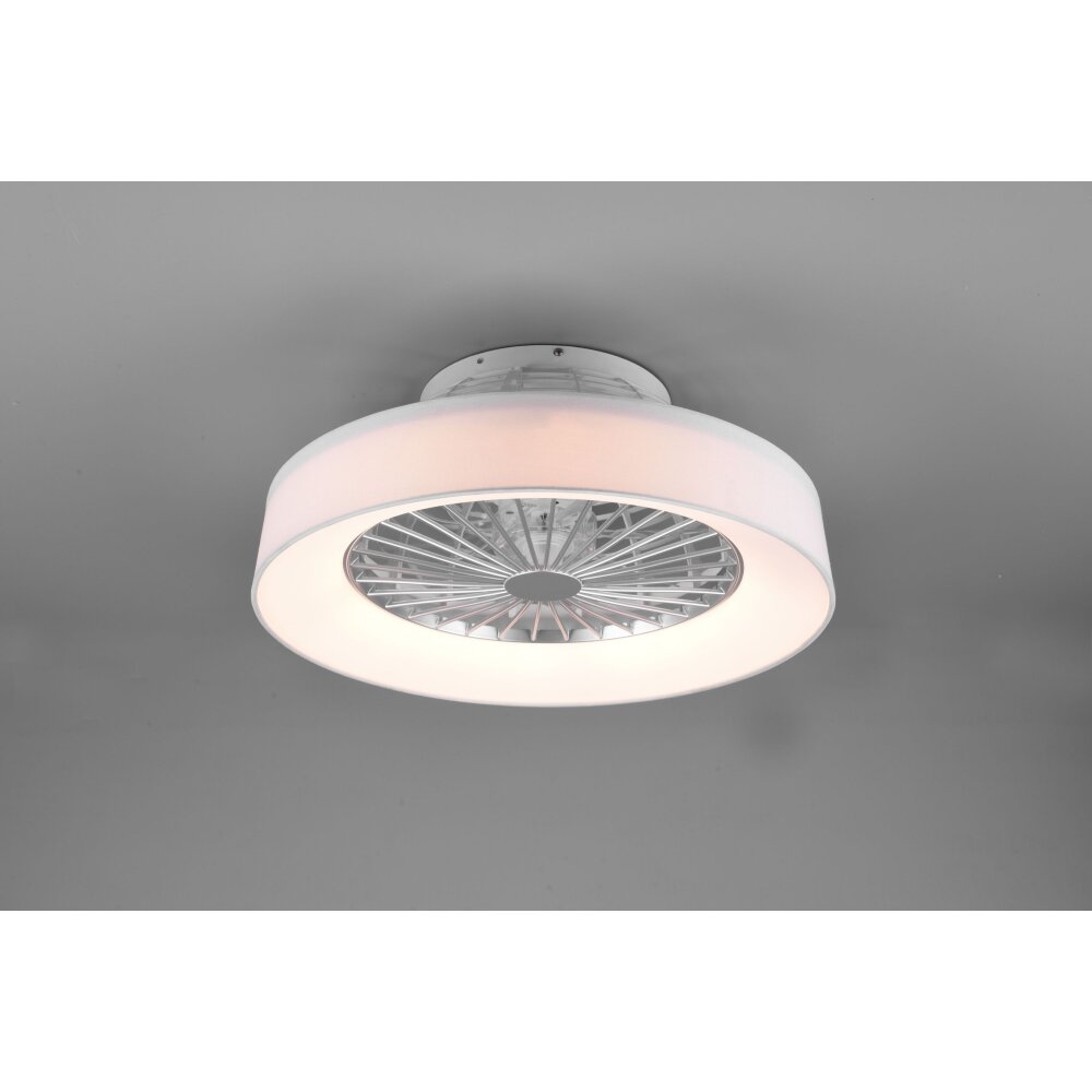 Reality Farsund Deckenventilator LED Weiß, 1-flammig, Fernbedienung main product photo