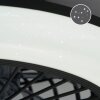 Reality Stralsund Deckenventilator LED Schwarz, 1-flammig, Fernbedienung