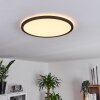 Boyero Deckenpanel LED Schwarz, 1-flammig