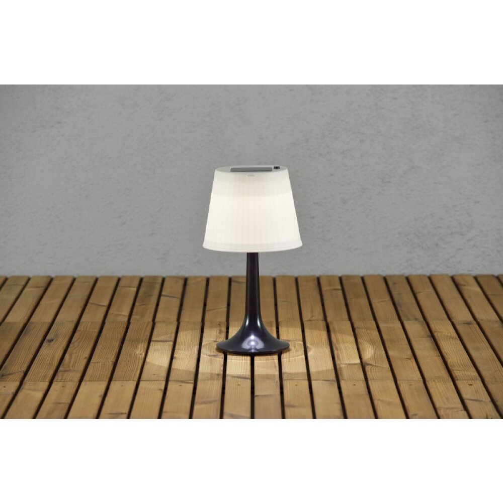 Konstsmide Assisi Solarleuchte LED Schwarz main product photo
