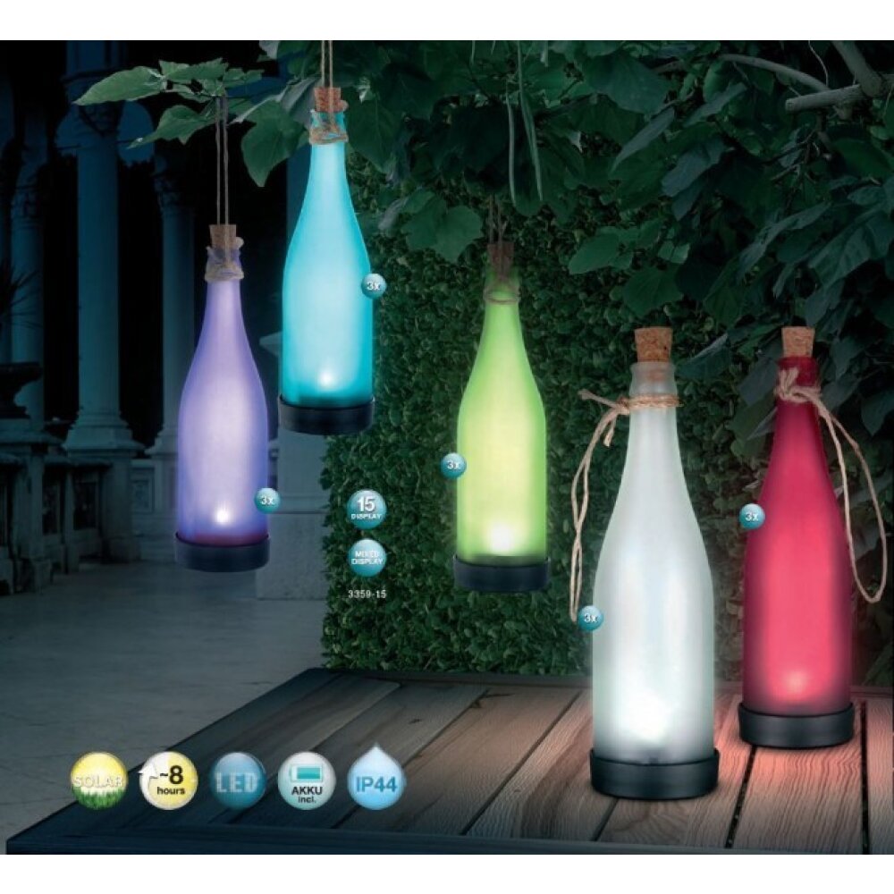 Globo MIXED 15er Set Solarleuchte LED Bunt, 1-flammig main product photo