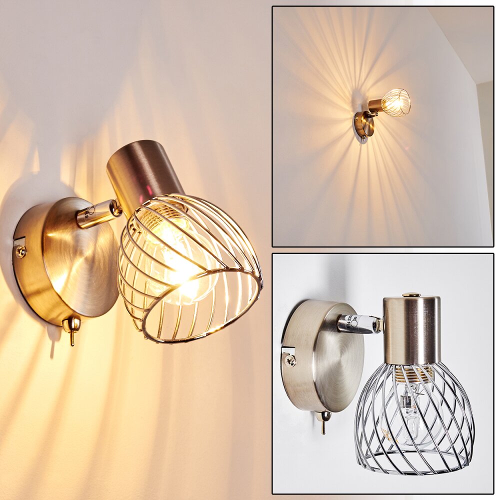 Parado Wandleuchte Nickel-Matt, 1-flammig main product photo