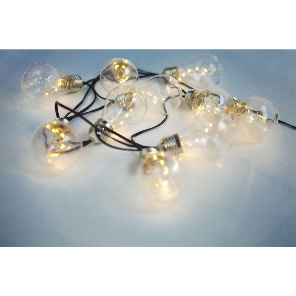 Globo BAND Solarleuchte Lichterkette LED Grau, Silber, 10-flammig main product photo