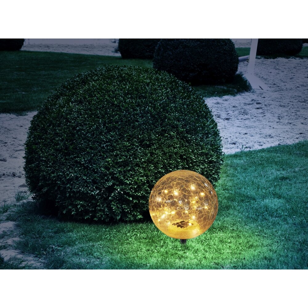 Globo GLOIS Solar-Kugelleuchte LED Schwarz, 20-flammig main product photo