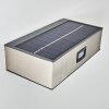 Attu Aussenwandleuchte Solar LED Nickel-Matt, 1-flammig