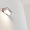 Attu Aussenwandleuchte Solar LED Nickel-Matt, 1-flammig