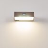 Attu Aussenwandleuchte Solar LED Nickel-Matt, 1-flammig