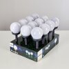 Hakon 12er Set Solar-Wegeleuchte LED Grau, 1-flammig