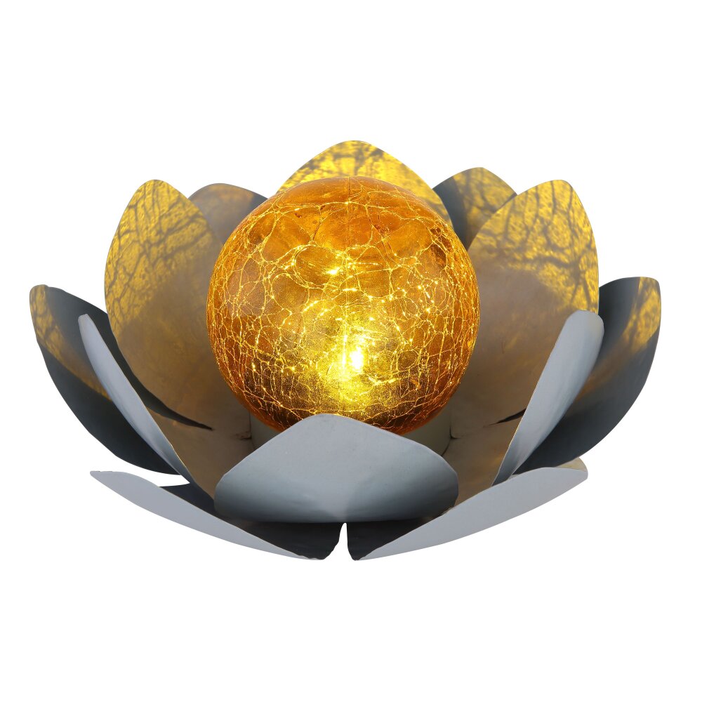 Globo Solarleuchte LED Grau, 1-flammig main product photo