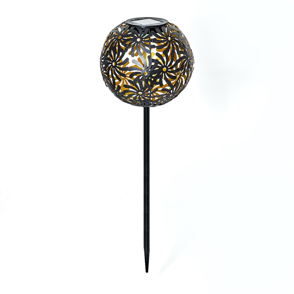 Gilbert Solarleuchte LED Schwarz, 1-flammig