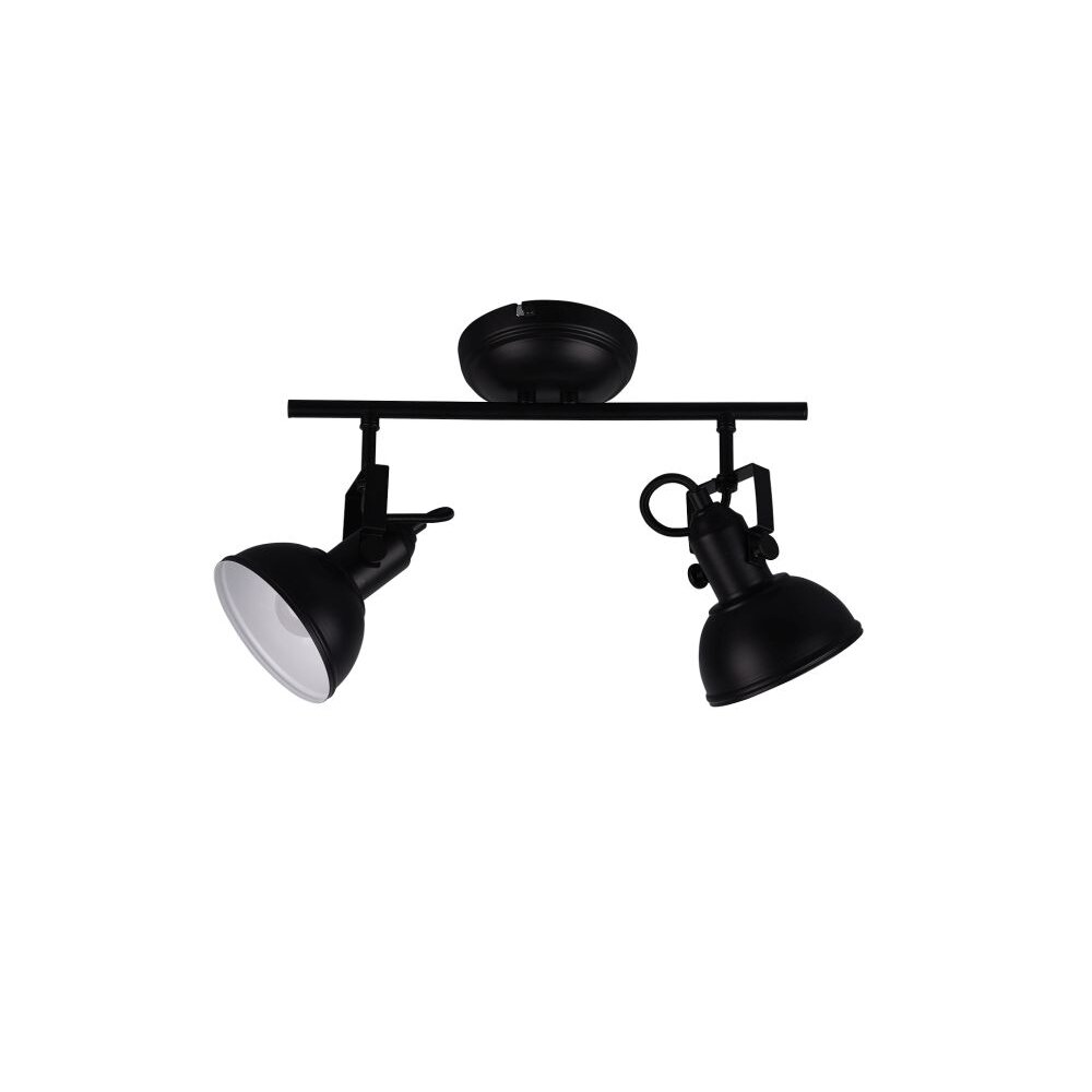 Reality GINA Strahler Schwarz, 2-flammig main product photo
