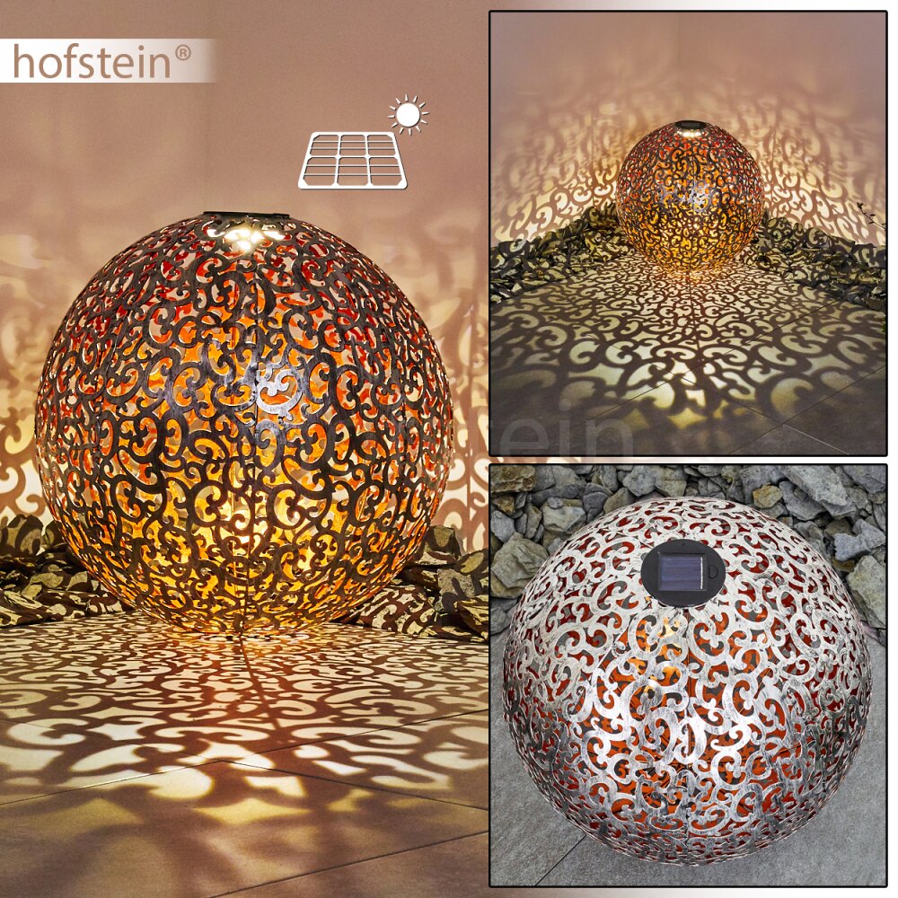 Paradiski Solarleuchte LED Kupferfarben, Silber, 1-flammig main product photo