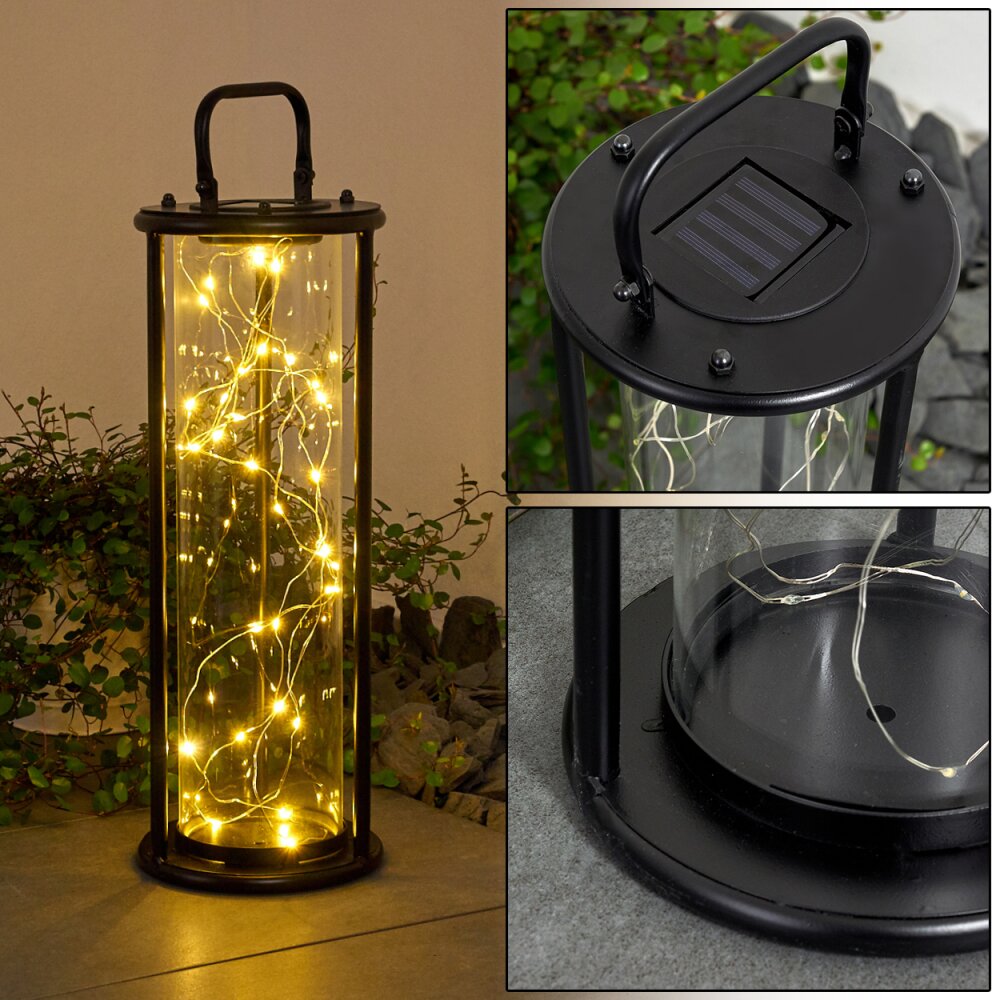 Aracaju Solarleuchte LED Schwarz, 1-flammig main product photo
