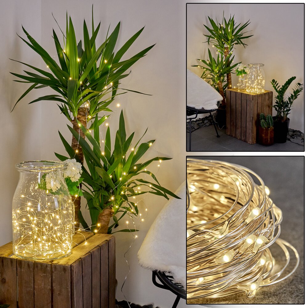 Pistoia Solarlichterkette LED Weiß, 120-flammig main product photo