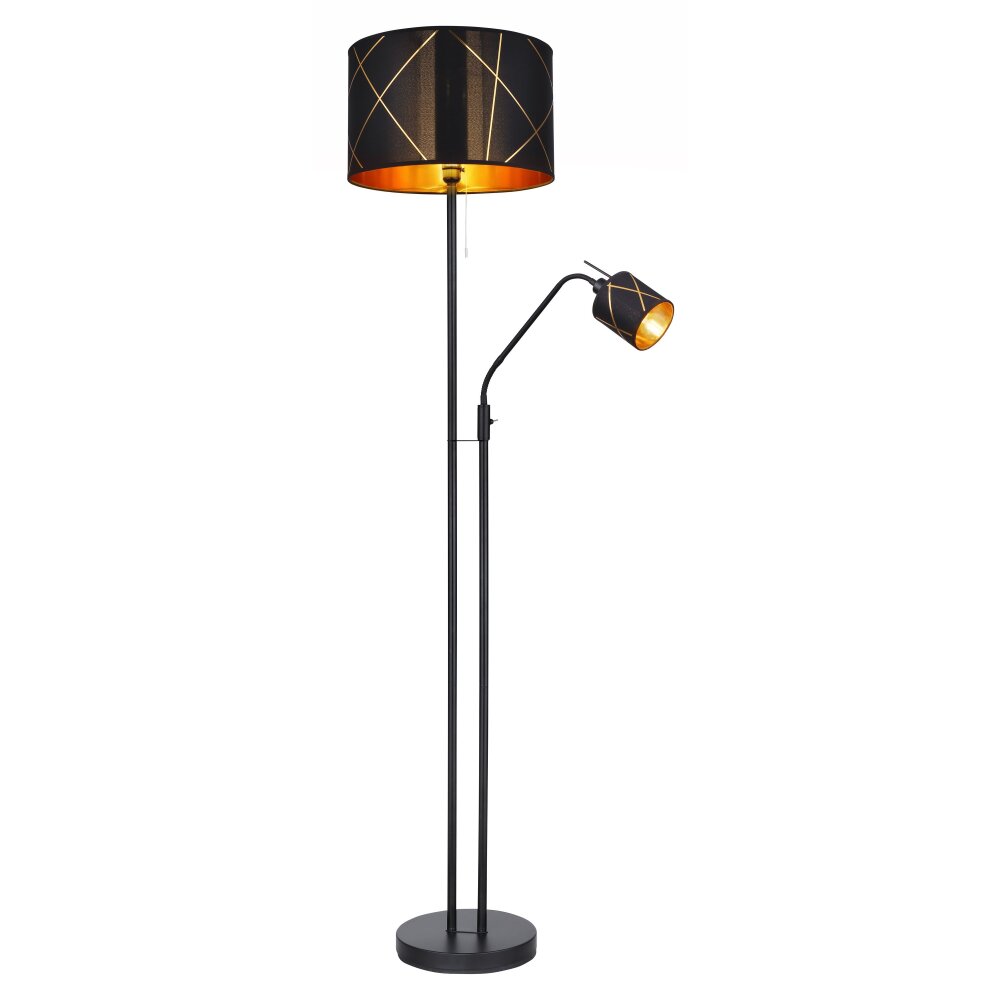 Globo BEMMO Stehleuchte Schwarz, 1-flammig main product photo
