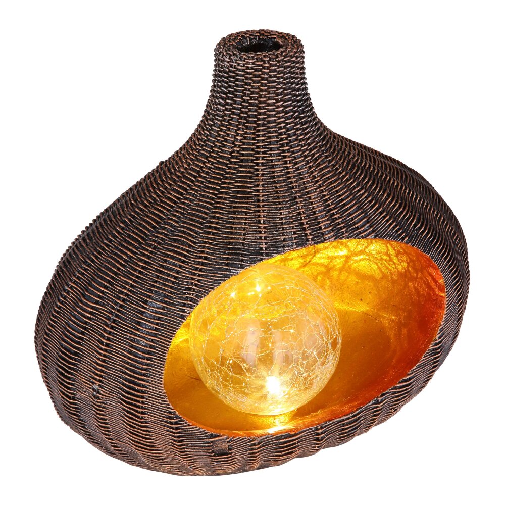 Globo Sun Solarleuchte LED Braun, 1-flammig main product photo