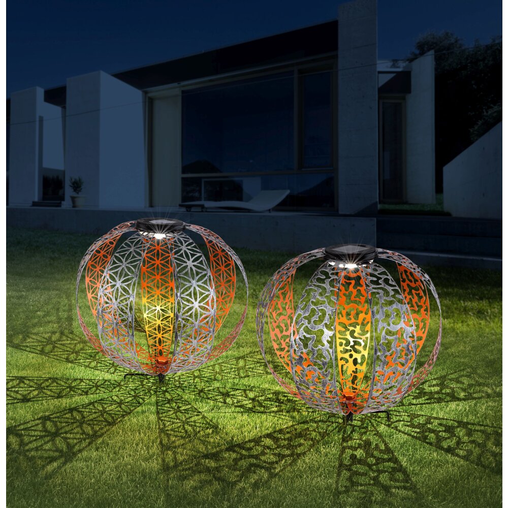 Globo Sun Solarleuchte LED Silber, 1-flammig main product photo