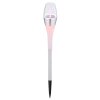Globo Sun Solarleuchte LED Edelstahl, 2-flammig, Farbwechsler