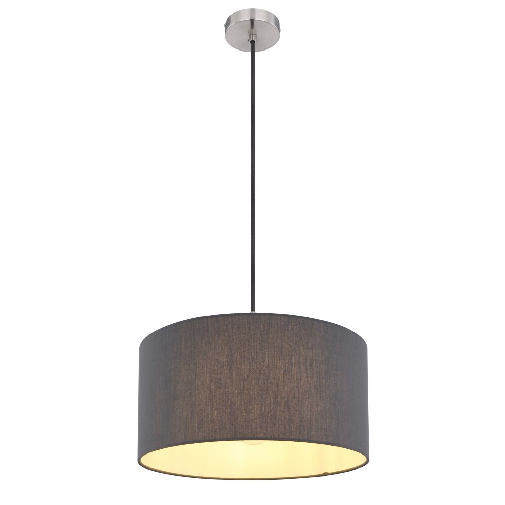 Globo SANNA Hängeleuchte Nickel-Matt, 1-flammig main product photo