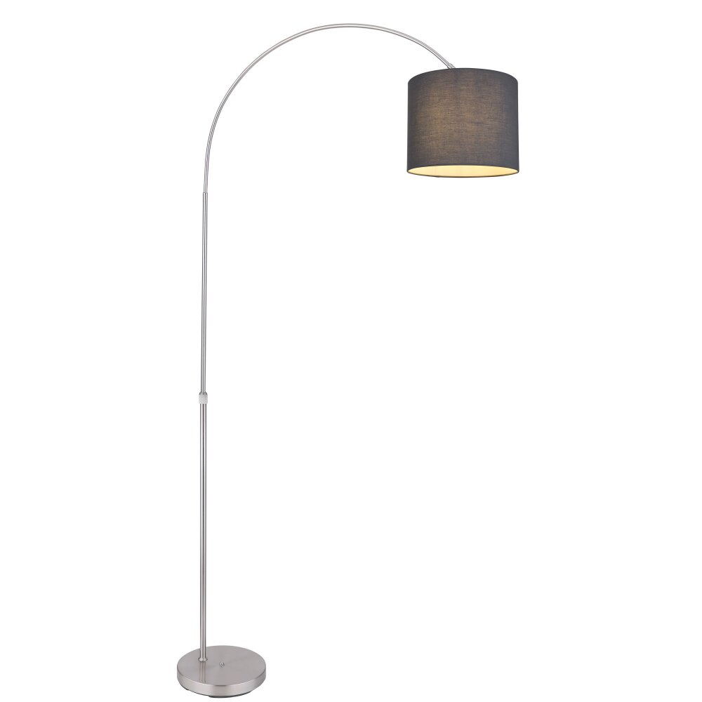 Globo SANNA Stehleuchte Nickel-Matt, 1-flammig main product photo