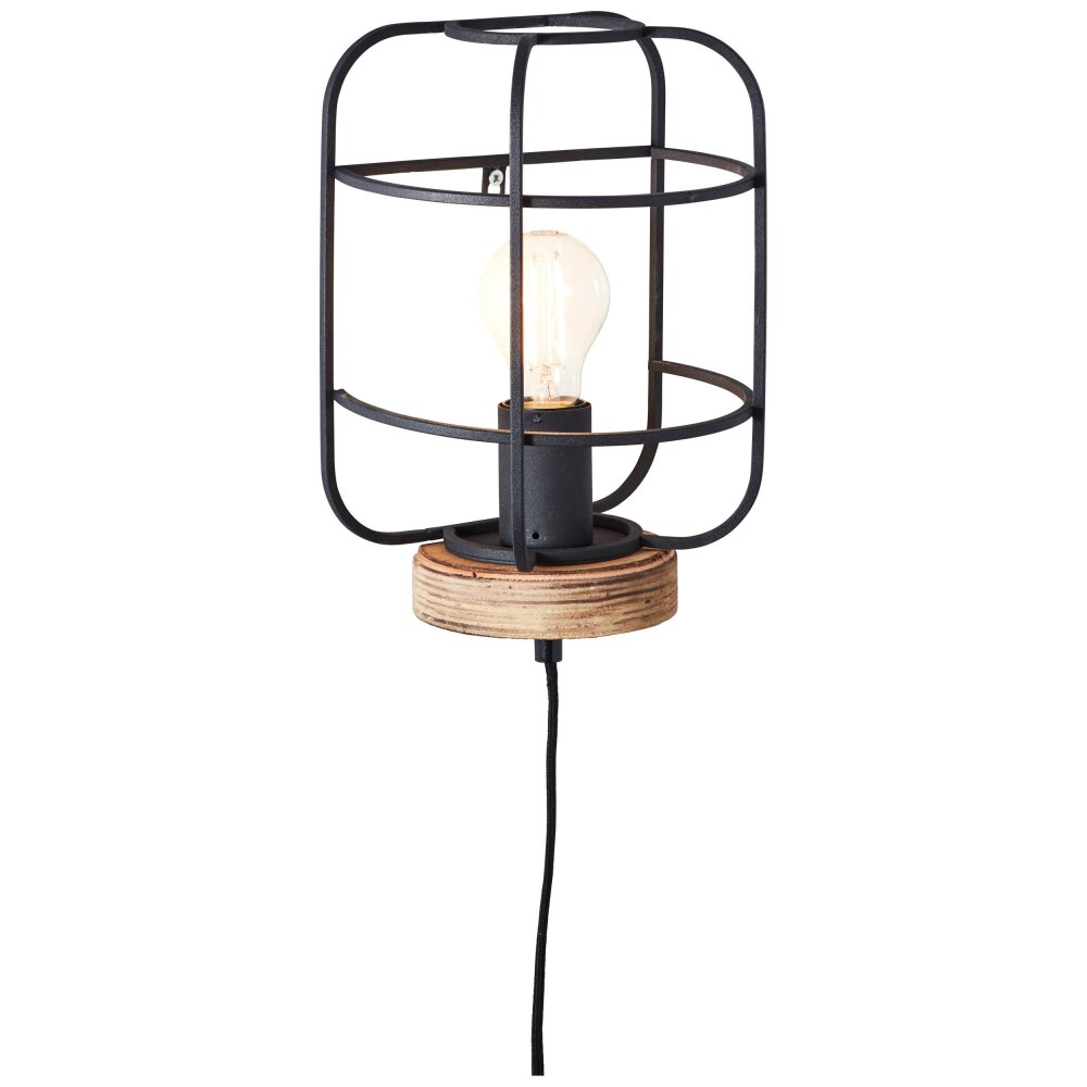 Brilliant Gwen Wandleuchte Braun, 1-flammig main product photo