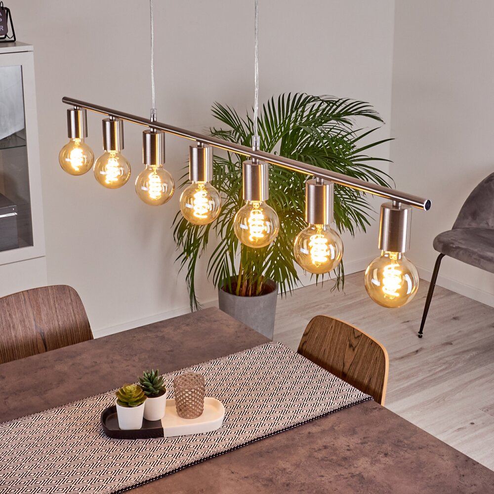 Tulla Pendelleuchte Nickel-Matt, 7-flammig main product photo