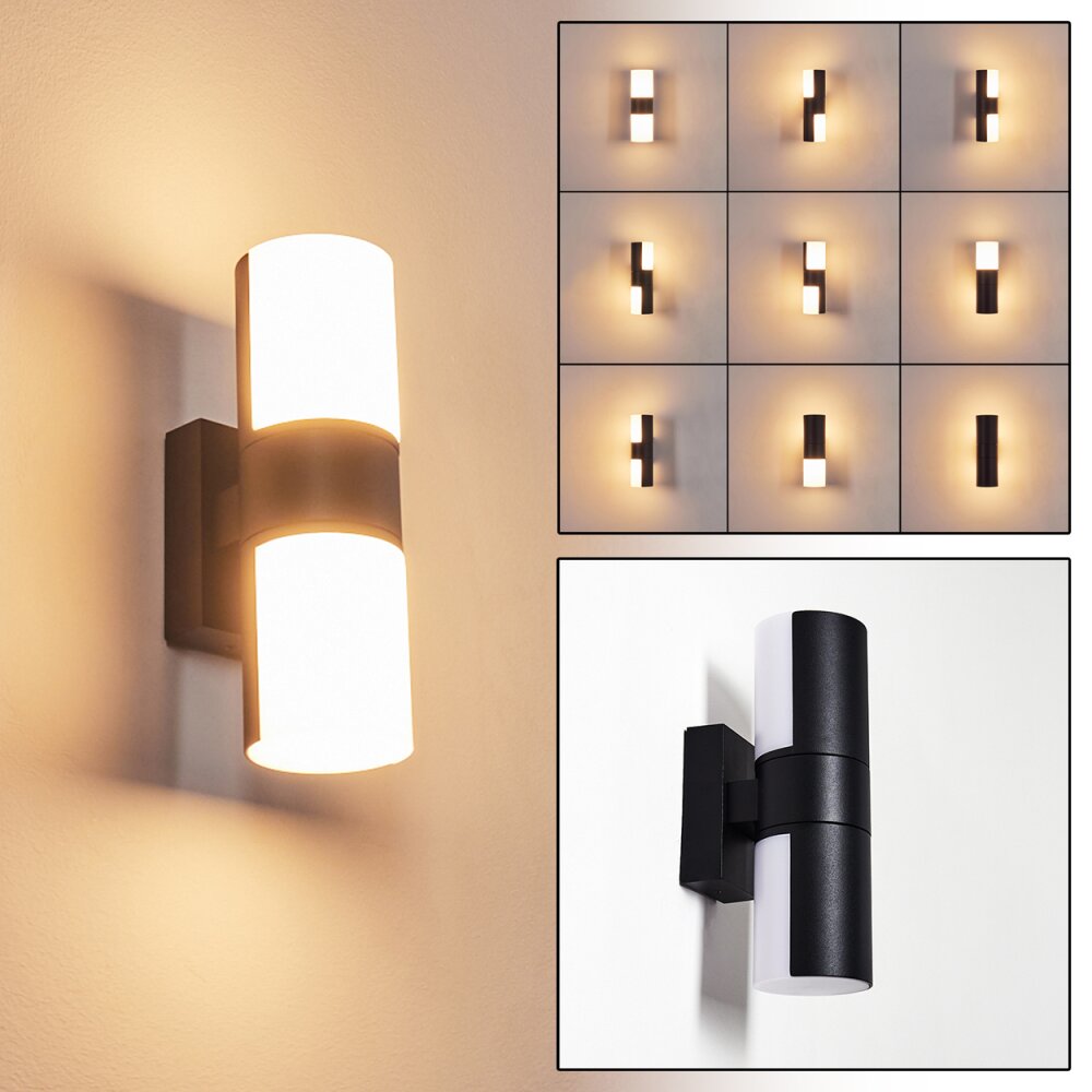 Baulund Außenwandleuchte LED Schwarz, 1-flammig main product photo