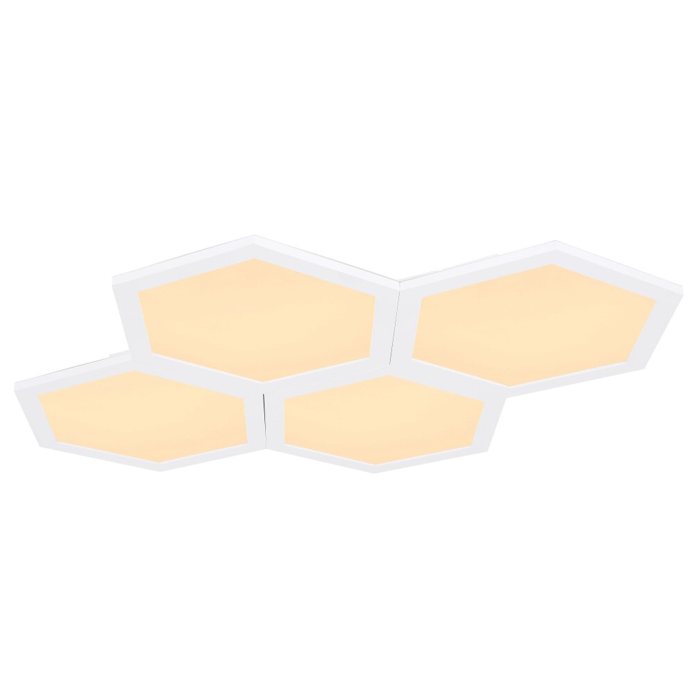 Globo LEANARA Deckenpanel LED Weiß, 1-flammig main product photo
