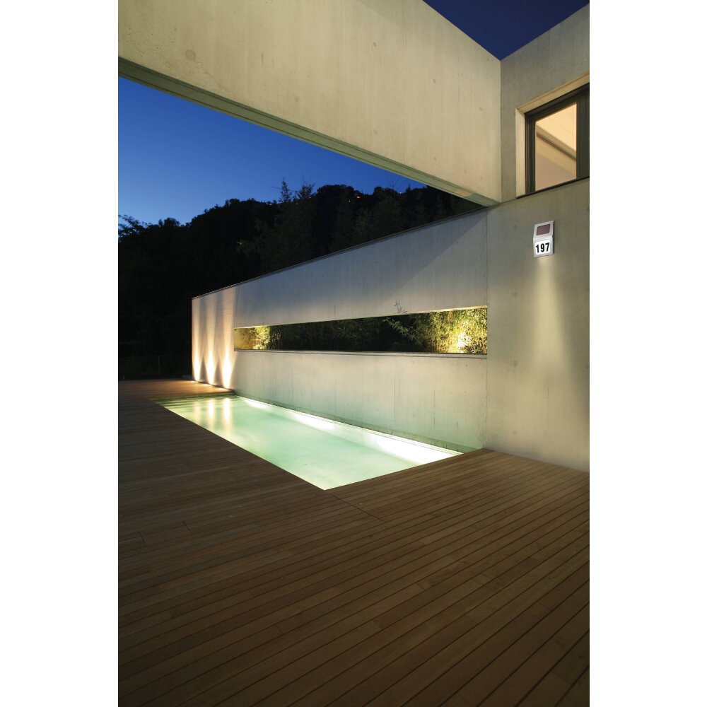 Eglo Z_SOLAR Hausnummernleuchte LED Edelstahl, 2-flammig main product photo