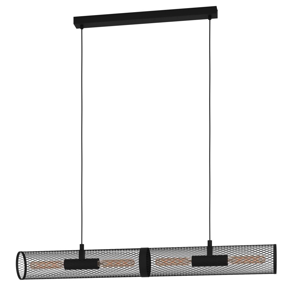 Eglo Leuchten REDCLIFFE Hängeleuchte Schwarz, 4-flammig main product photo