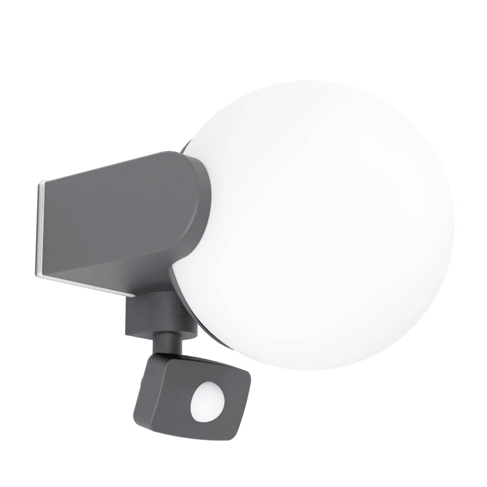 Eglo Leuchten RUBIO Außenwandleuchte Schwarz, 1-flammig, Bewegungsmelder main product photo