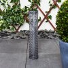 Hankinson Solarleuchte LED Grau, Schwarz, Silber, 1-flammig