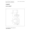 Lucide LENNERT Deckenspot LED Schwarz, 1-flammig