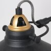 Steinhauer Wandleuchte Gold, Schwarz, 1-flammig