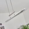 Barrud Pendelleuchte LED Silber, 1-flammig