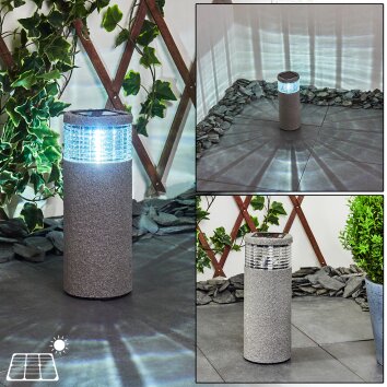Mesabolo Solarleuchte LED Klar, 1-flammig