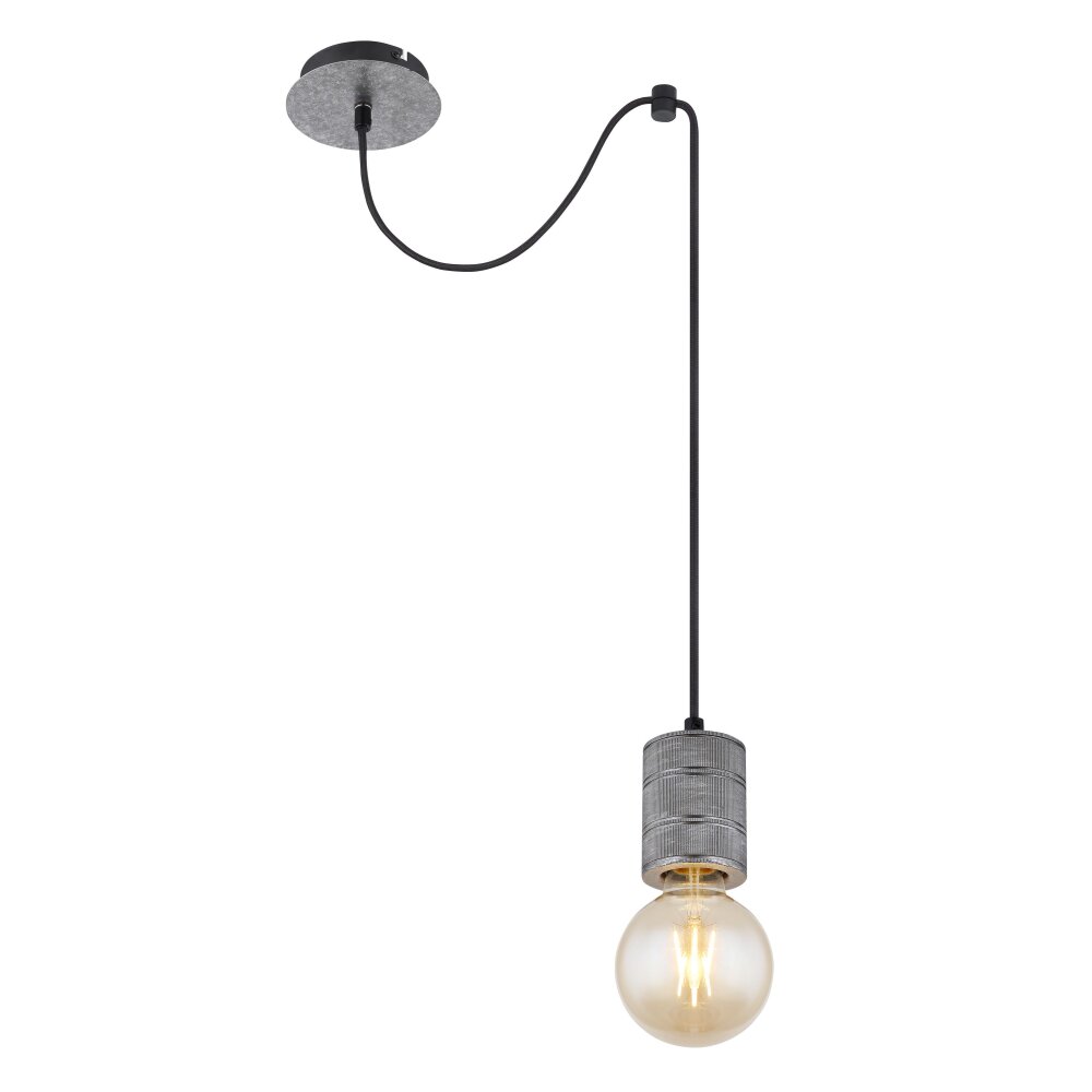 Globo FREDDY Hängeleuchte Altsilber, 1-flammig main product photo